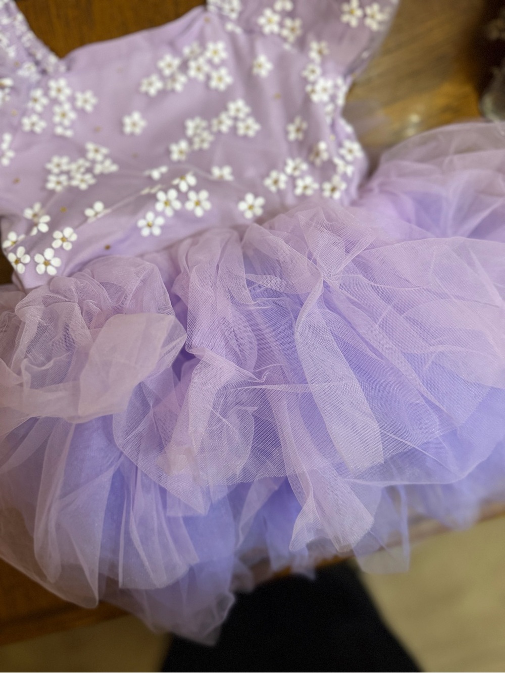 NWT Amazon Girls Purple Floral Tutu Dance dress! - Picture 8 of 10